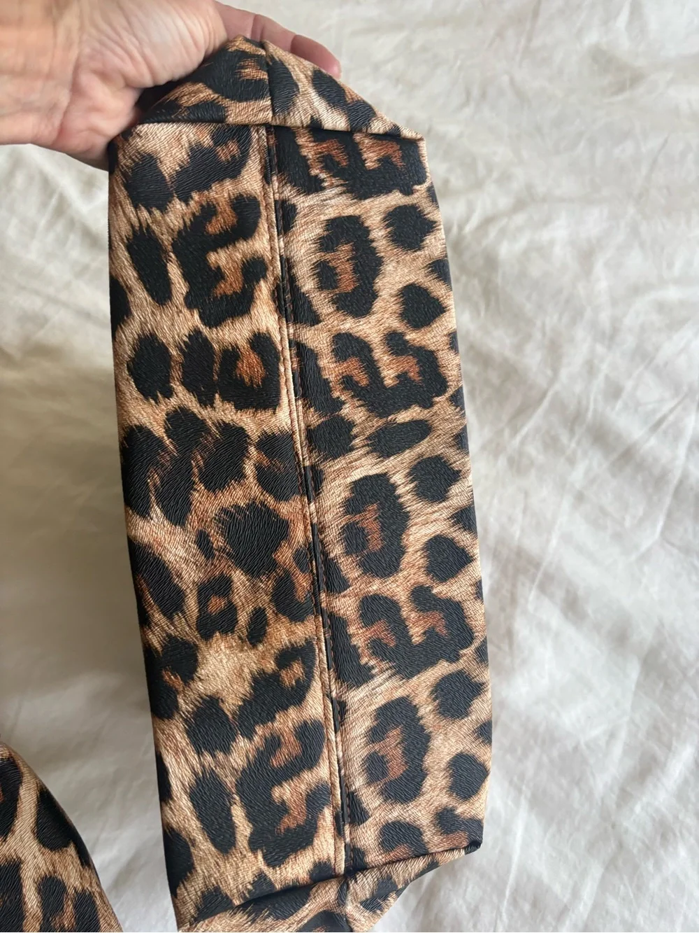Leopard Print Tote and new Pouch Set - includes long strap